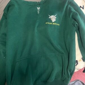 ZACH BRYAN Green Tour Hoodie